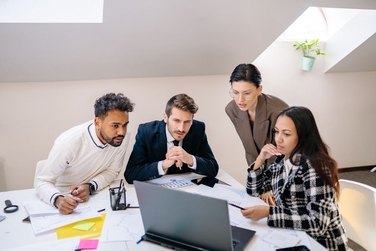 Colborne Trust advisors meeting with clients